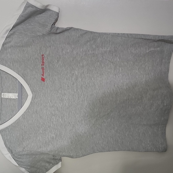 Audi Sport Gray and White T-Shirt - Picture 2 of 4